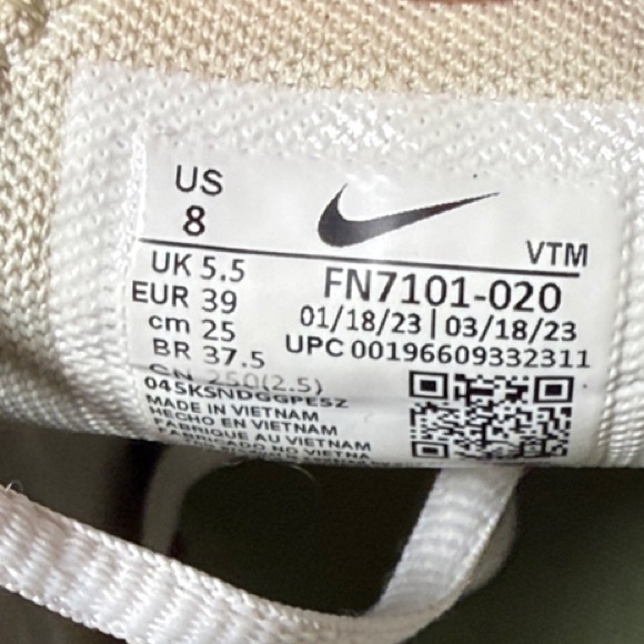 Nike Air Max Women's Shoes - Sage Green and Beige - Picture 8 of 8